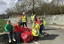 Locals of all ages take part in tidy up of town