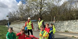 Locals of all ages take part in tidy up of town