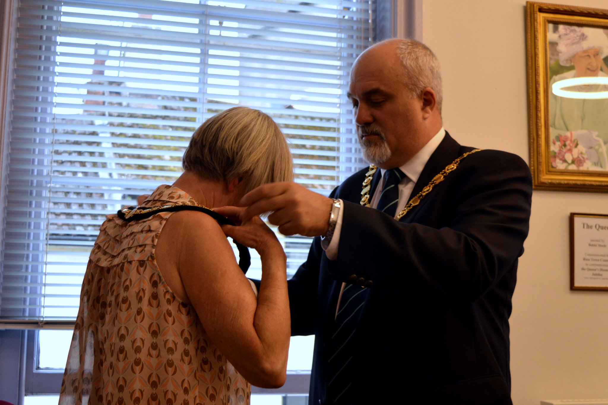 New mayor Cllr Ed O’Driscoll with his consort Lynn.