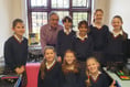 Royal Prep School children in Haslemere inspired by author’s visit