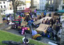 Kids get to be homeless for a night