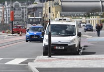 Changes to improve visibility of junction on promenade