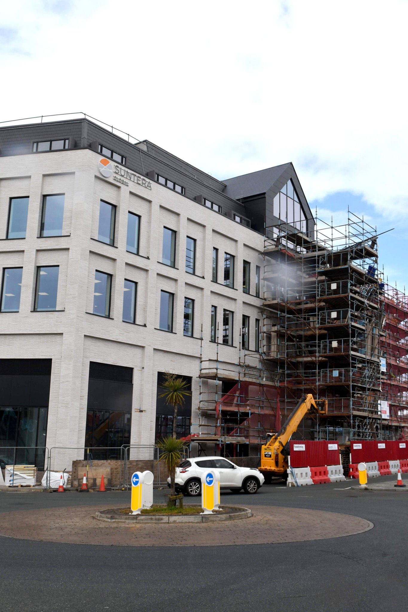 Renovation work is comcluding at the Peveril Building opposite the Sea Terminal in Douglas -