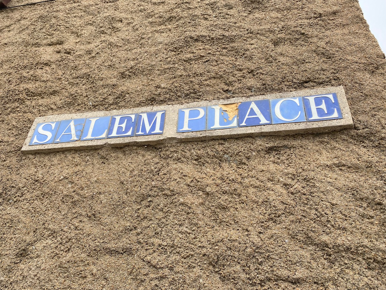 Loved but not listed – Salem Place sign.
Picture: Newton Abbot Town Council (May 2022)