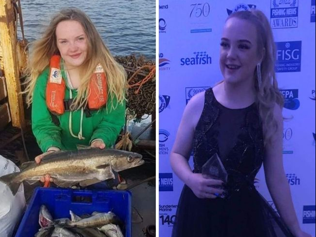  Isla Gale, was crowned ‘Trainee Fisherman of the year’ at the Fishing News Awards
