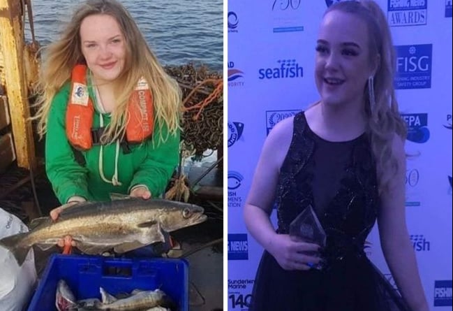  Isla Gale, was crowned ‘Trainee Fisherman of the year’ at the Fishing News Awards