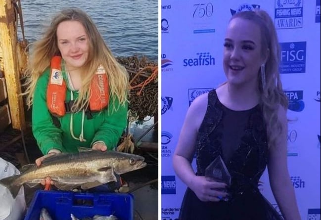 Isla Gale, was crowned ‘Trainee Fisherman of the year’ at the Fishing News Awards