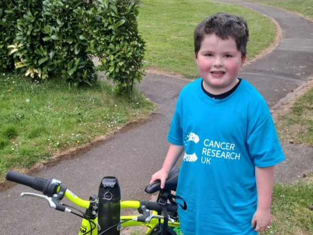 Edward Pollard is cycling 100 miles to raise money for Cancer Research UK