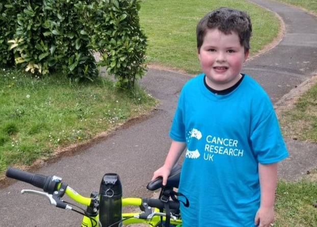 Edward Pollard is cycling 100 miles to raise money for Cancer Research UK