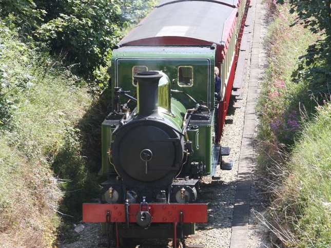 Steam train at Castletown