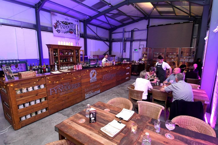 The Fynoderee Distillery and bar on Tower Road, Ramsey -