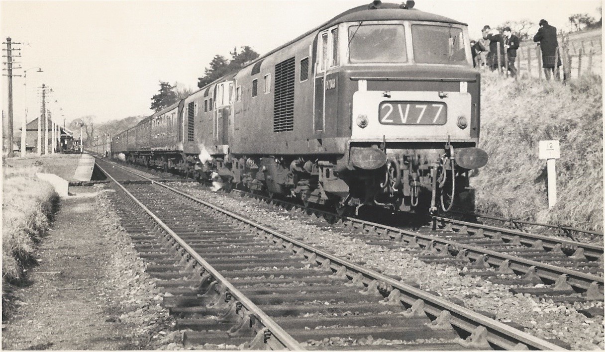 The Lampeter to Carmarthen train