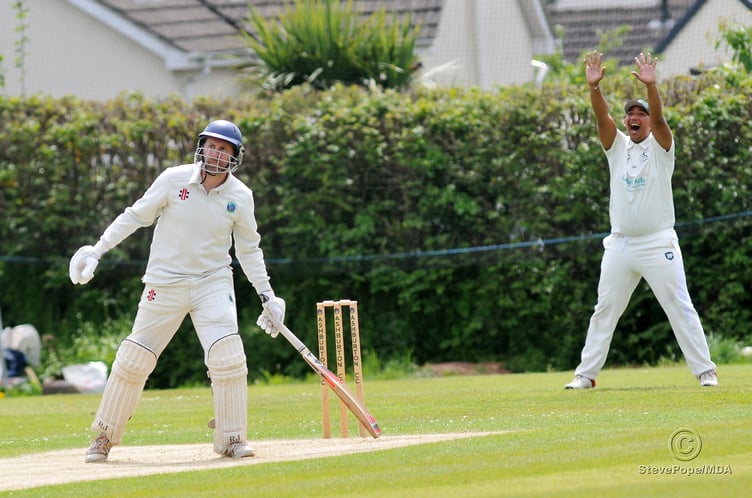 Action from Saturday’s clash between Ashburton and Teignmouth & Shaldon in the Tolchards Devon Cricket League C Division West.