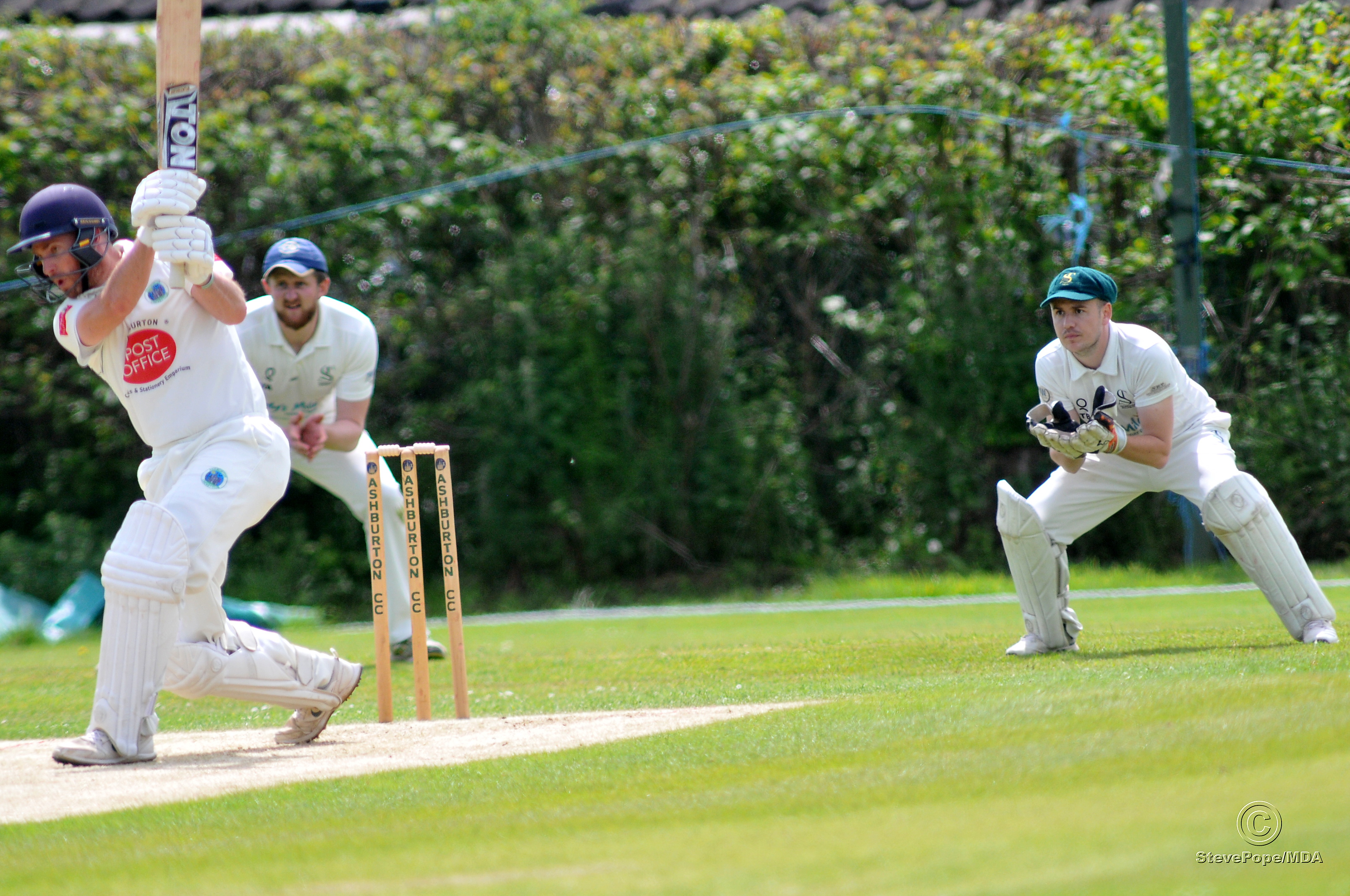 Action from Saturday’s clash between Ashburton and Teignmouth & Shaldon in the Tolchards Devon Cricket League C Division West.