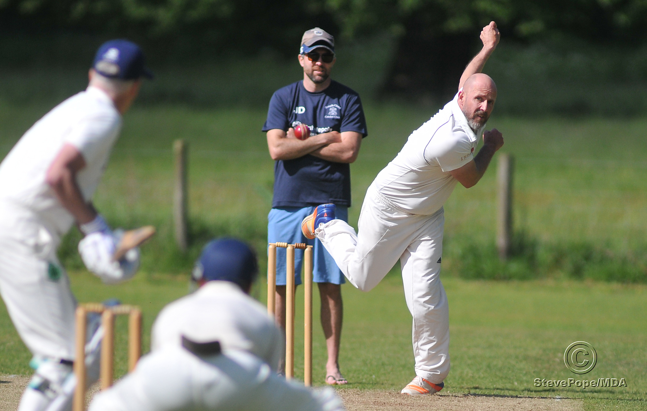 Action from Saturday’s clash between Kenn and Ivybridge second XI in the Tolchards Devon Cricket League D Division West.