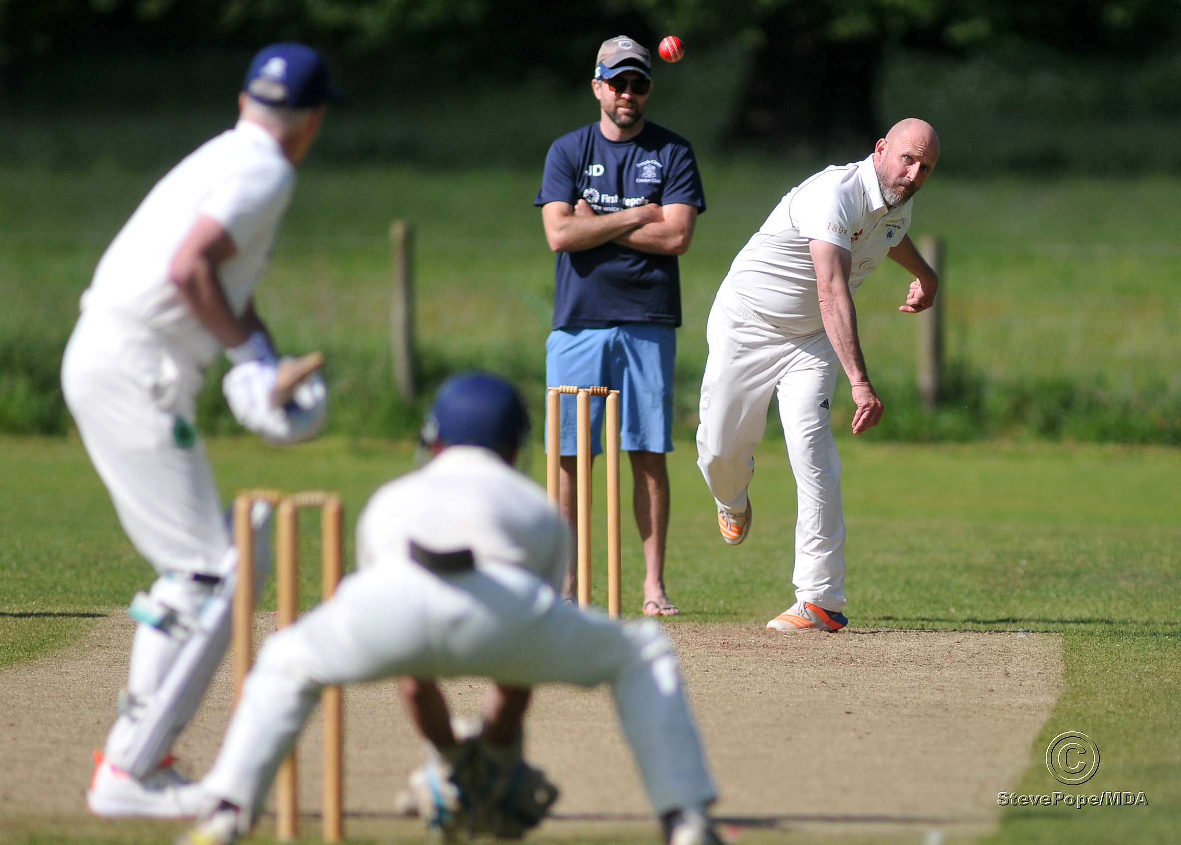 Action from Saturday’s clash between Kenn and Ivybridge second XI in the Tolchards Devon Cricket League D Division West.