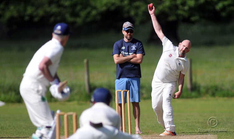Action from Saturday’s clash between Kenn and Ivybridge second XI in the Tolchards Devon Cricket League D Division West.