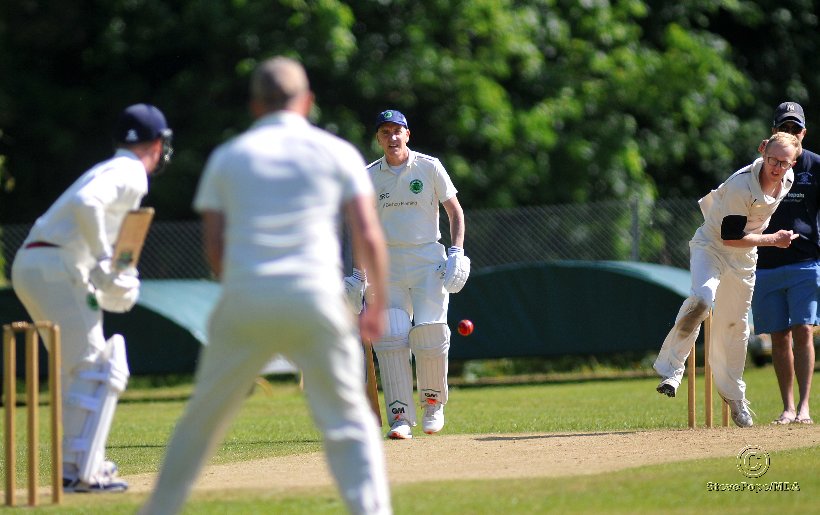 Action from Saturday’s clash between Kenn and Ivybridge second XI in the Tolchards Devon Cricket League D Division West.