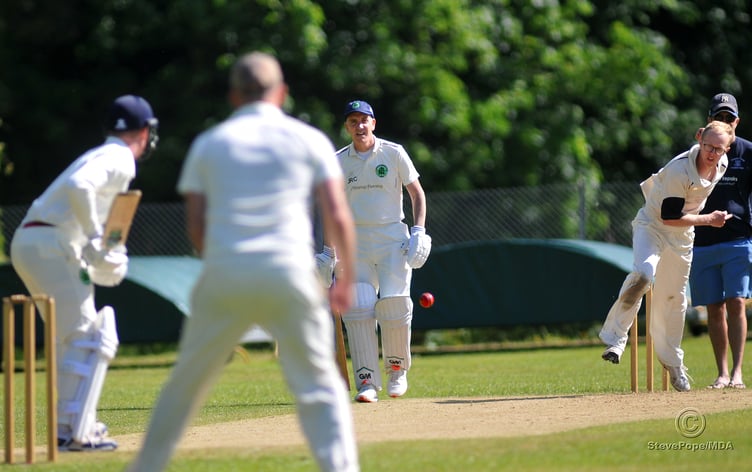 Action from Saturday’s clash between Kenn and Ivybridge second XI in the Tolchards Devon Cricket League D Division West.