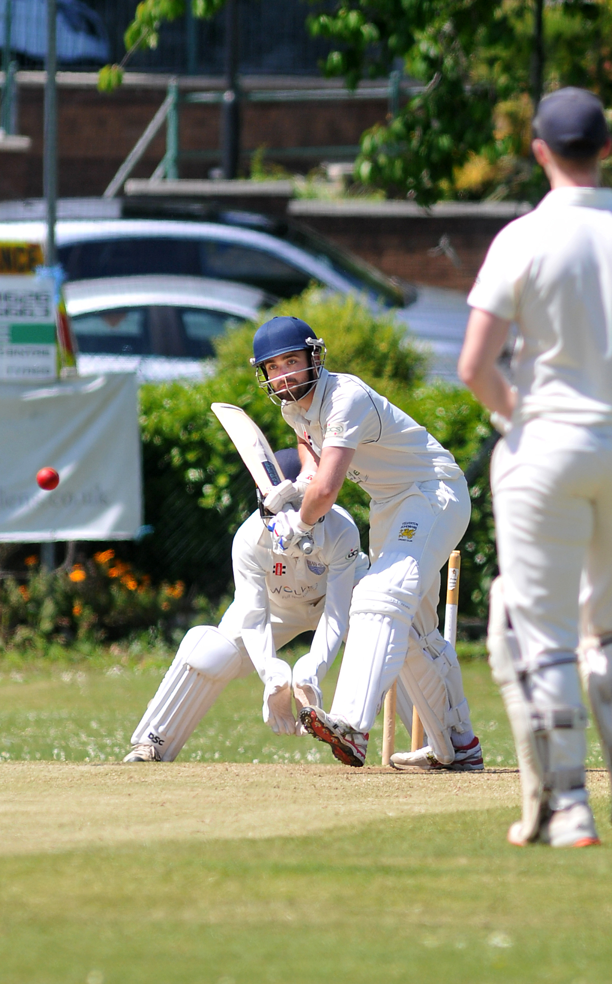 Photo: Steve Pope MDA280522D_SP014
Cricket. Tolchards Devon Cricket League C Division (West). South Devon 1st XI versus Yelverton Bohemians 1st XI.