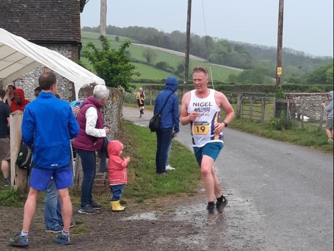 Nigel Byrnes at the Cocking 10k