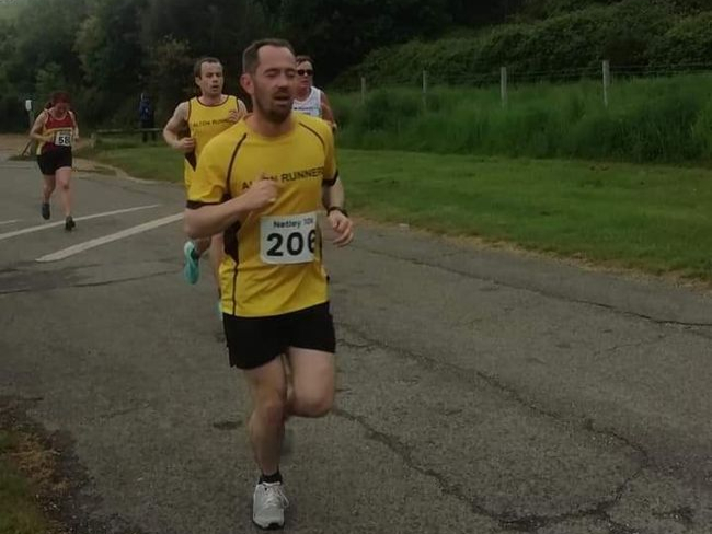 Tim Fagg looking strong in the Netley 10k. Picture by Jenny French