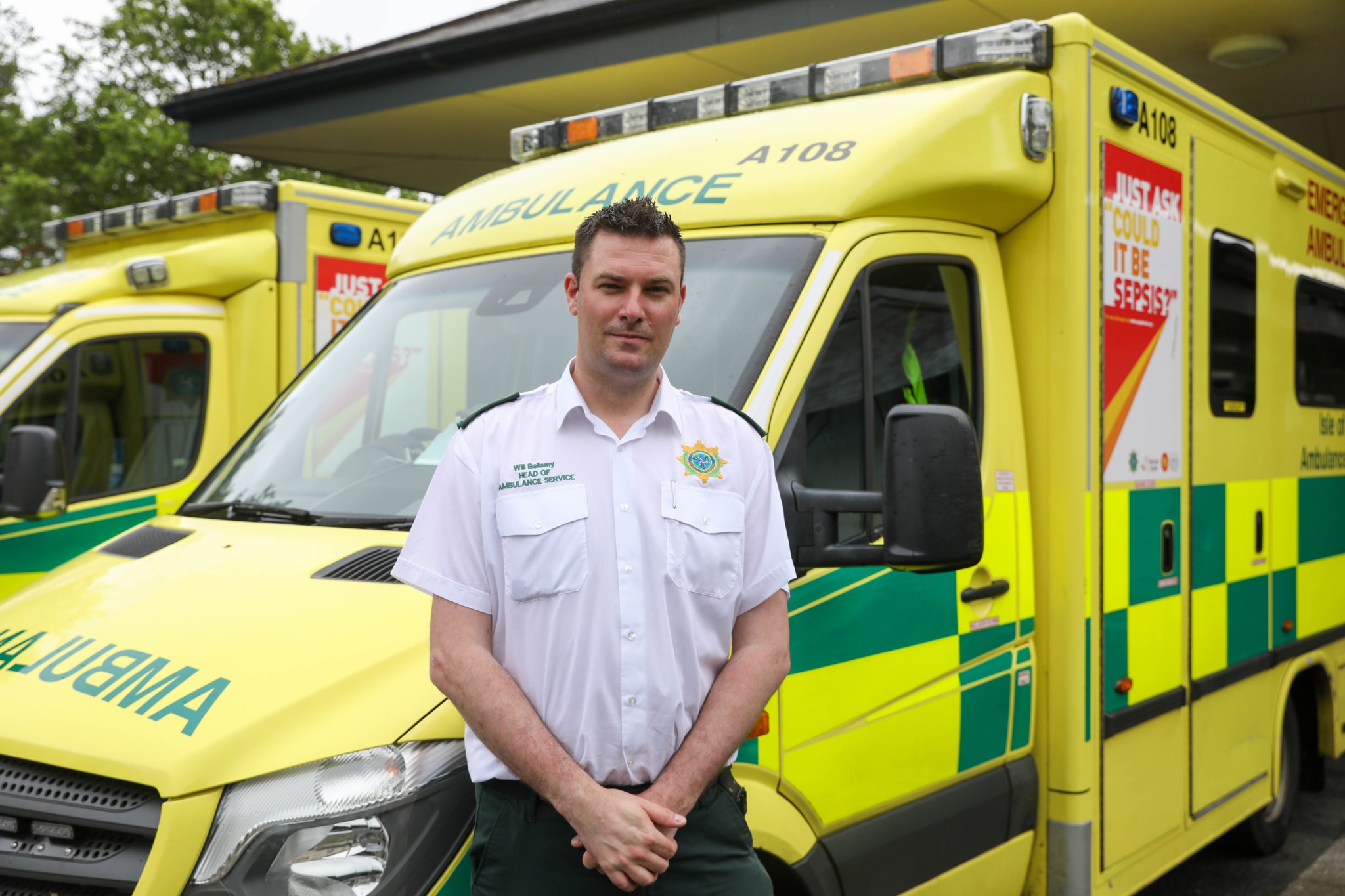 Will Bellamy, Head of Ambulance Service. Photograph by Callum Staley (CJS Photography)