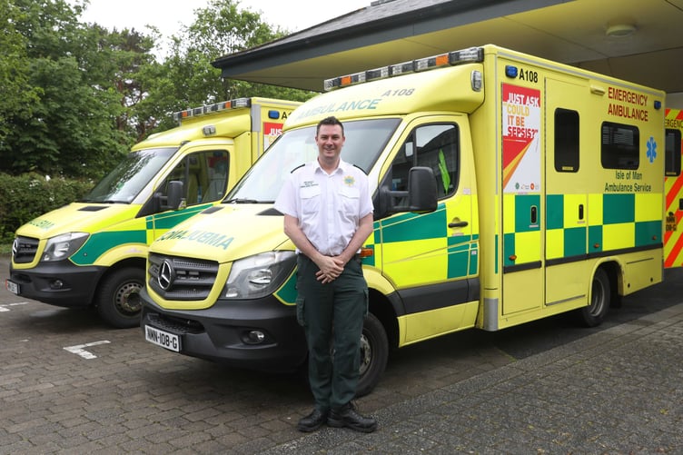 Will Bellamy, Head of Ambulance Service. Photograph by Callum Staley (CJS Photography)
