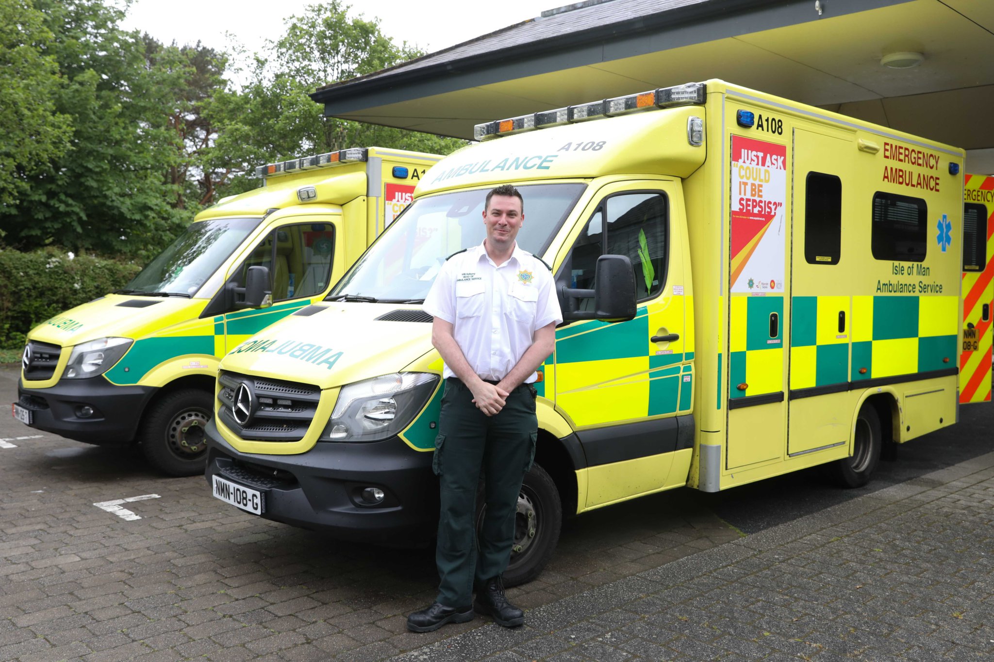Will Bellamy, Head of Ambulance Service. Photograph by Callum Staley (CJS Photography)
