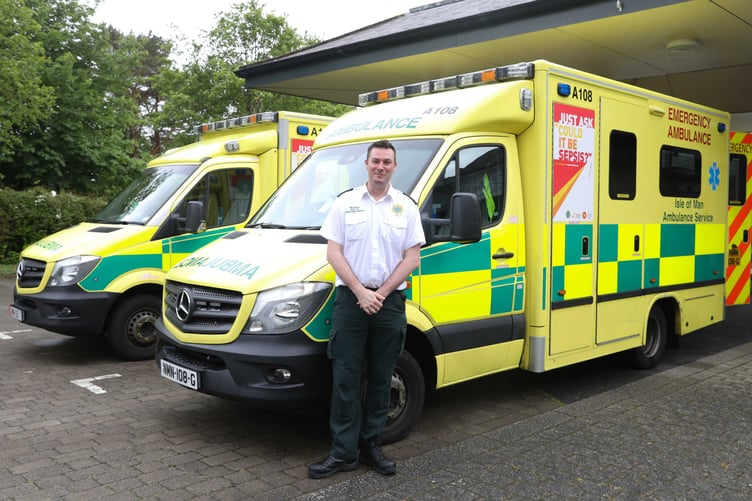 Will Bellamy, Head of Ambulance Service. Photograph by Callum Staley (CJS Photography)