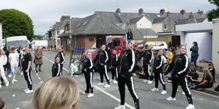 Dancing in the street for Pembroke Dock Jubilee celebrations