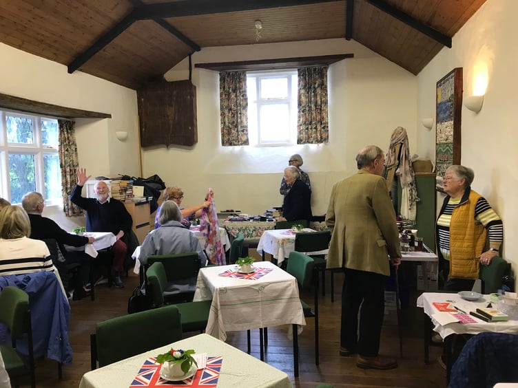 Tea on the green - in the church house!