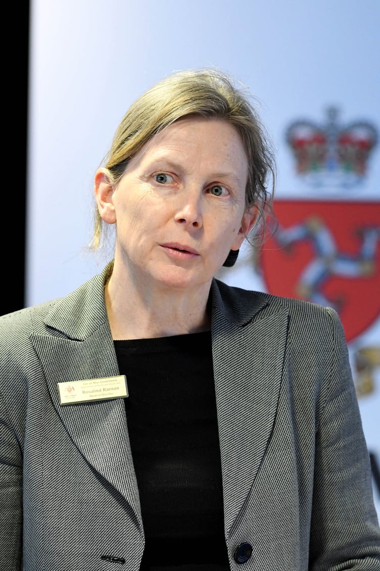 Coronavirus daily press conference - pictured is Medical Director Rosalind Ranson