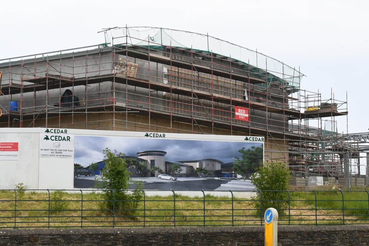 Construction of the Braddan Community Centre -