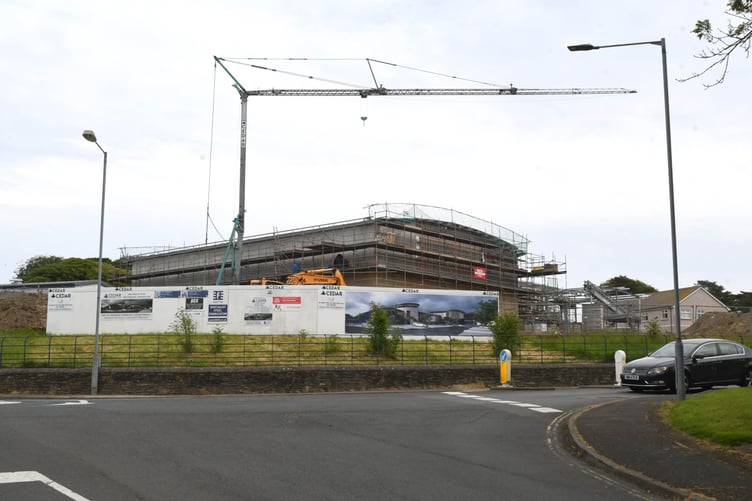 Construction of the Braddan Community Centre -