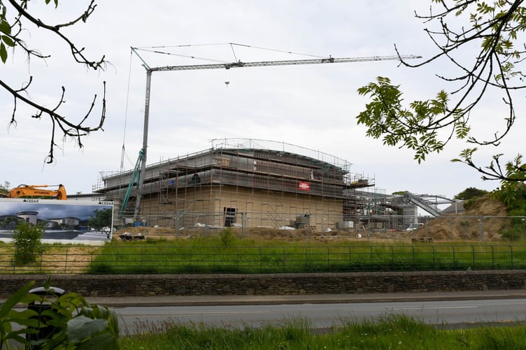 Construction of the Braddan Community Centre -