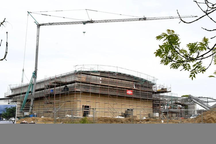 Construction of the Braddan Community Centre -