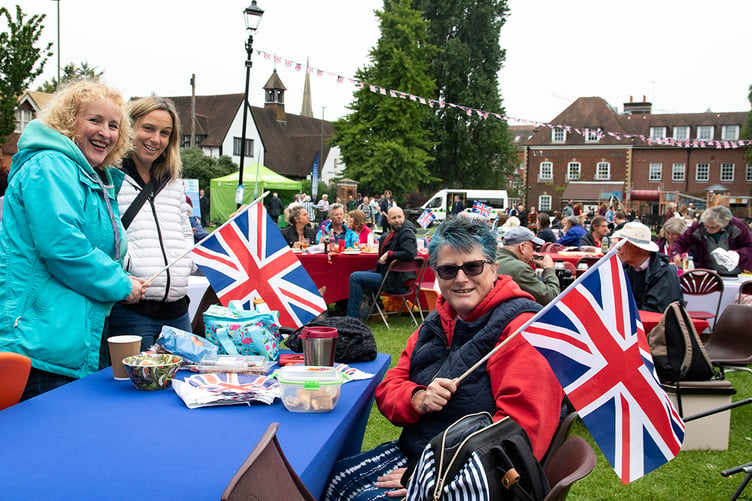 The Mayor of Farnham, Cllr Alan Earwaker, with fellow councillors
