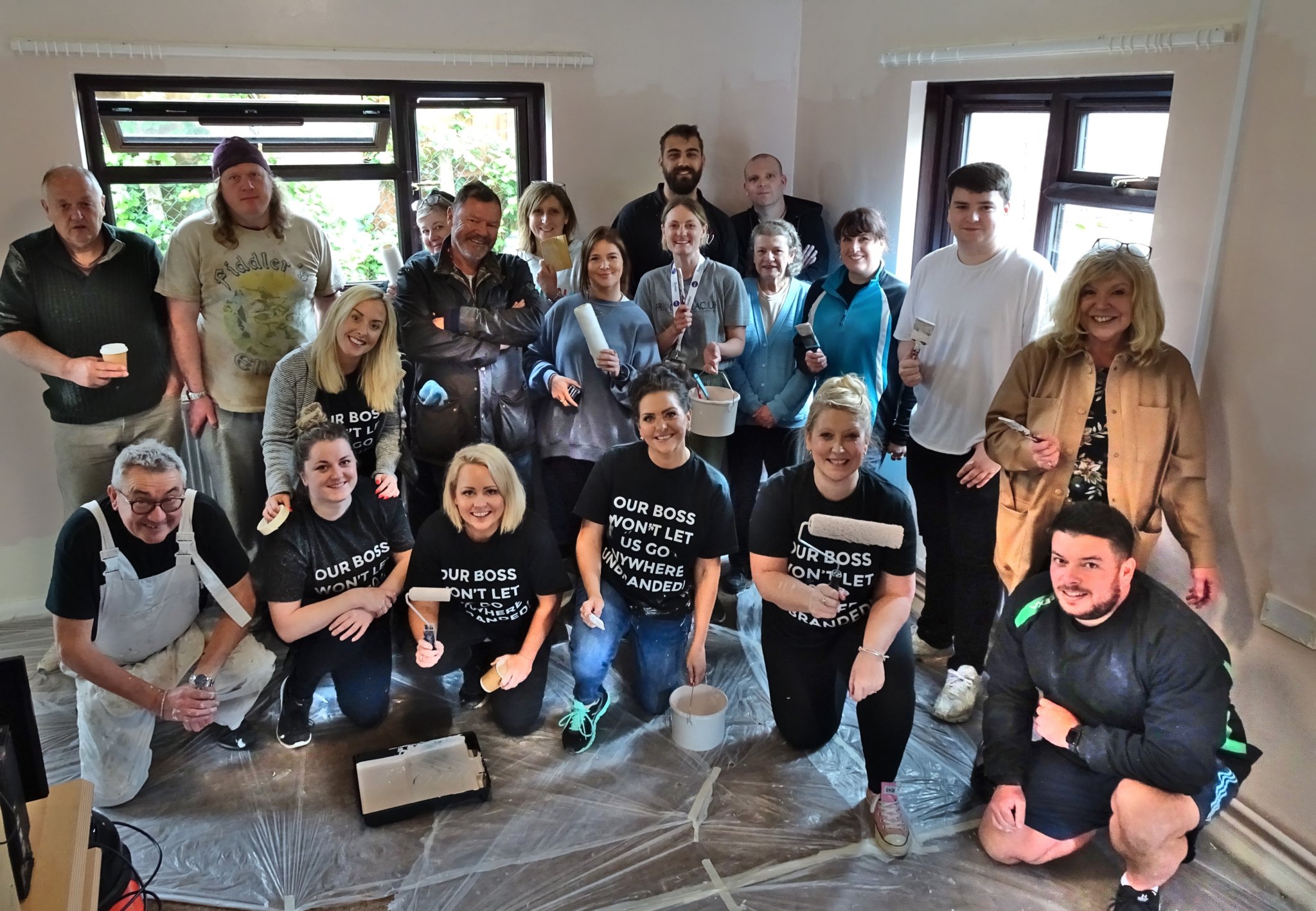 Residents have been helping effots to revamp the community centre on Worcester Road in Cinderford
