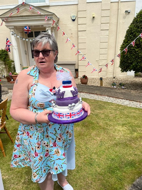 The fabulous crafters at the Newton Abbot WI 1950s style garden party for the Platinum Jubilee. Picture: Karen Jenks