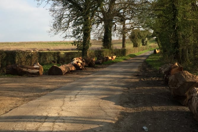 The Dunsfold drill site is in beautiful countryside, accessed by narrow lanes