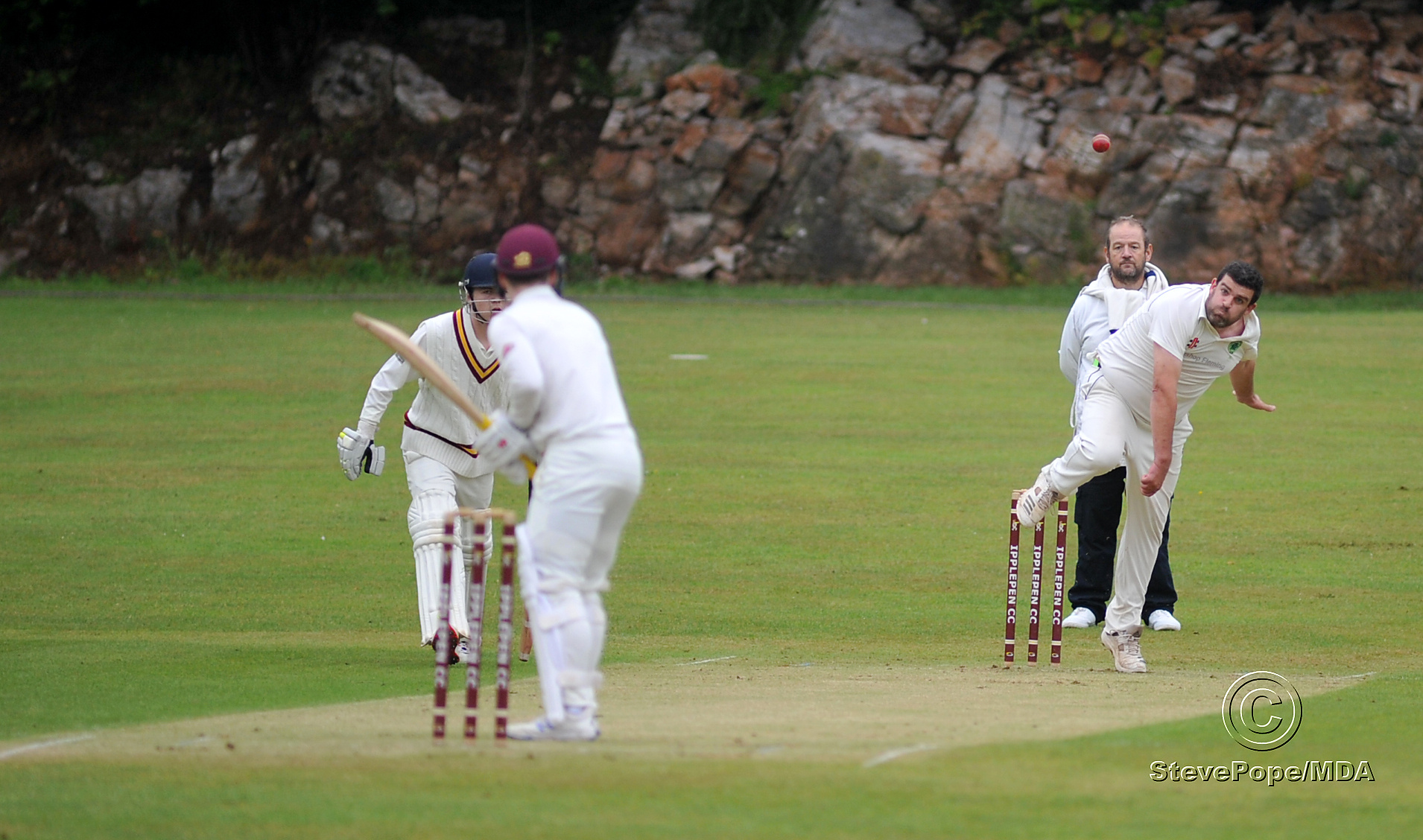 Action from Ipplepen where the hosts entertained Ivybridge in the Devon Cricket League B Division on Saturday.