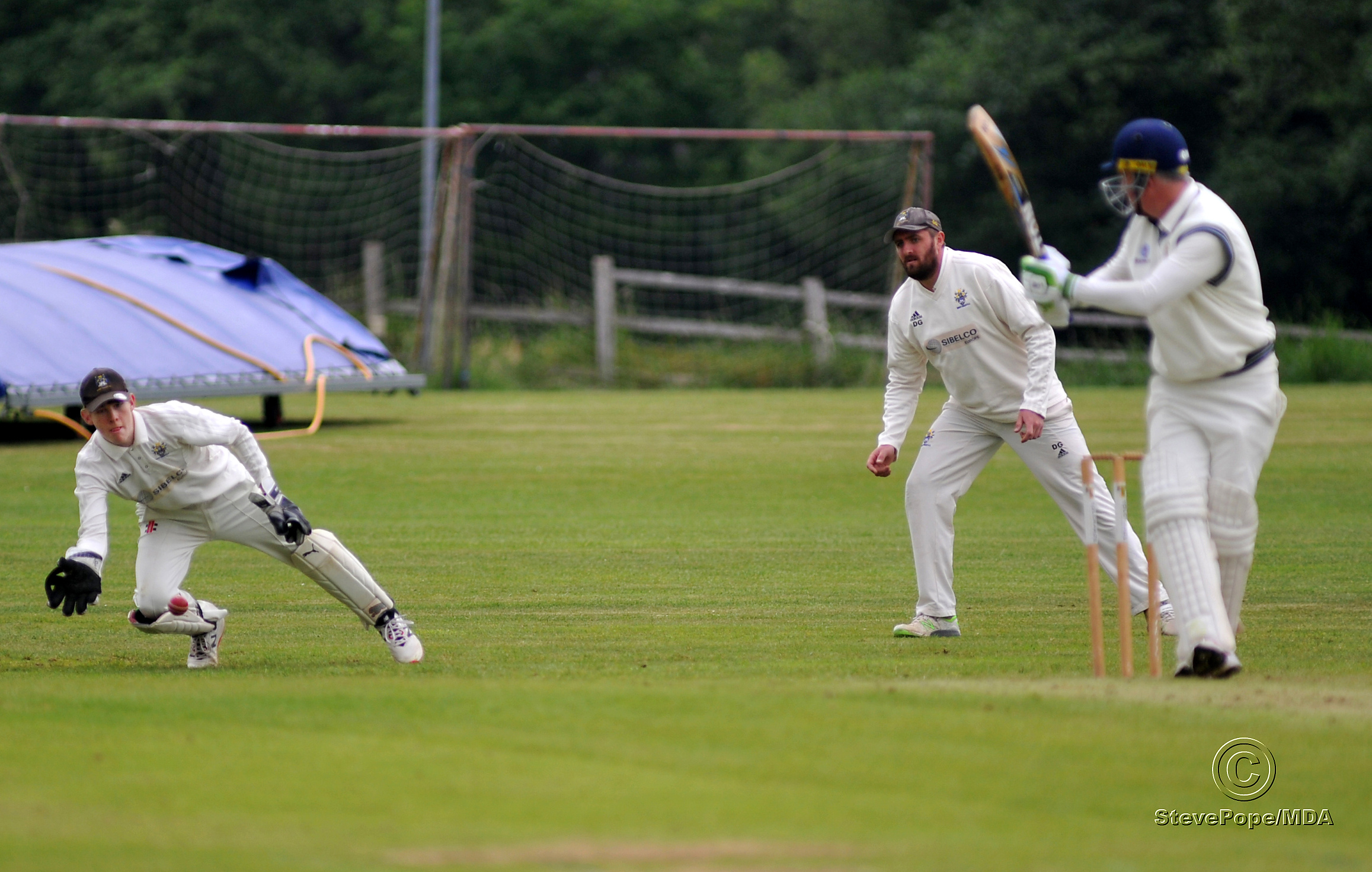 Action from the clash between Chudleigh and Bovey Tracey second XI in the Devon Cricket League B Division on Saturday.