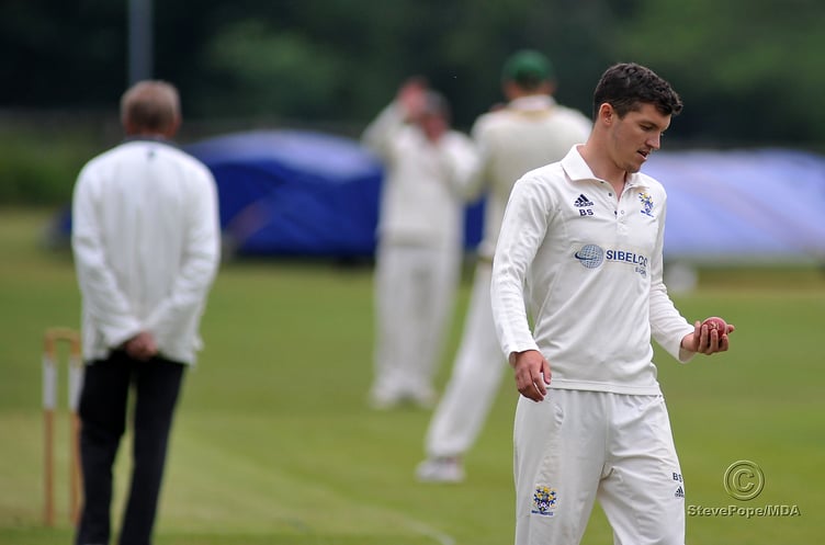 Action from the clash between Chudleigh and Bovey Tracey second XI in the Devon Cricket League B Division on Saturday.