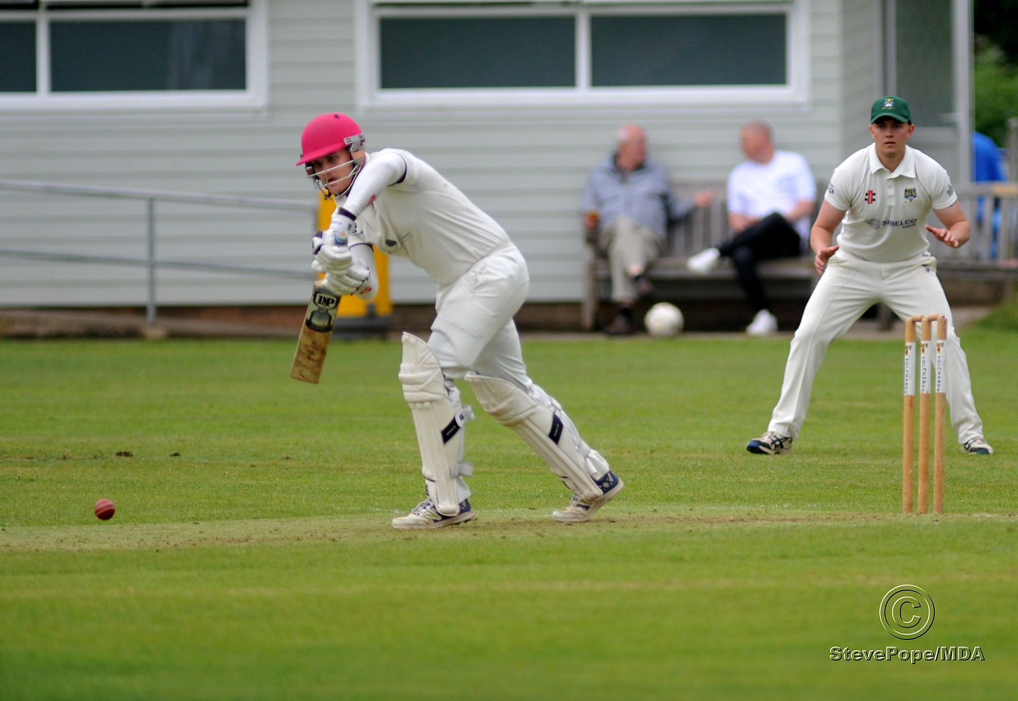 Action from the clash between Chudleigh and Bovey Tracey second XI in the Devon Cricket League B Division on Saturday.