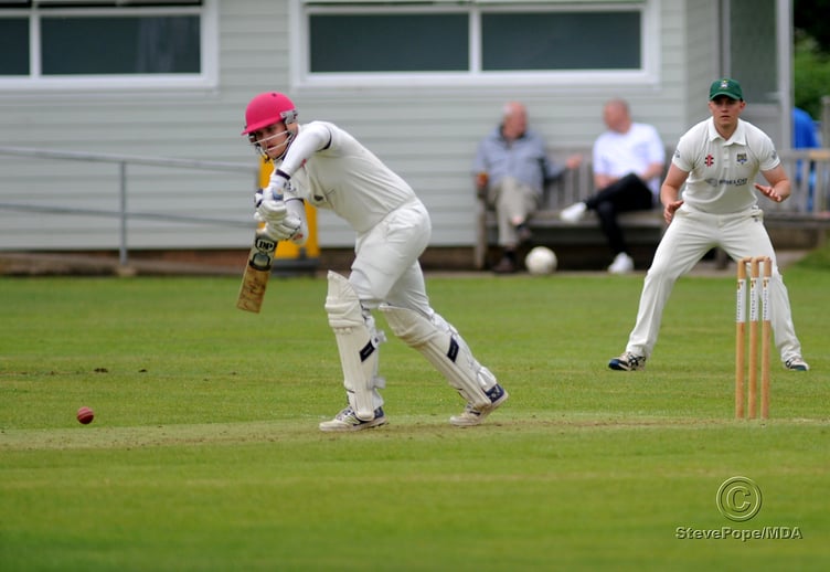 Action from the clash between Chudleigh and Bovey Tracey second XI in the Devon Cricket League B Division on Saturday.