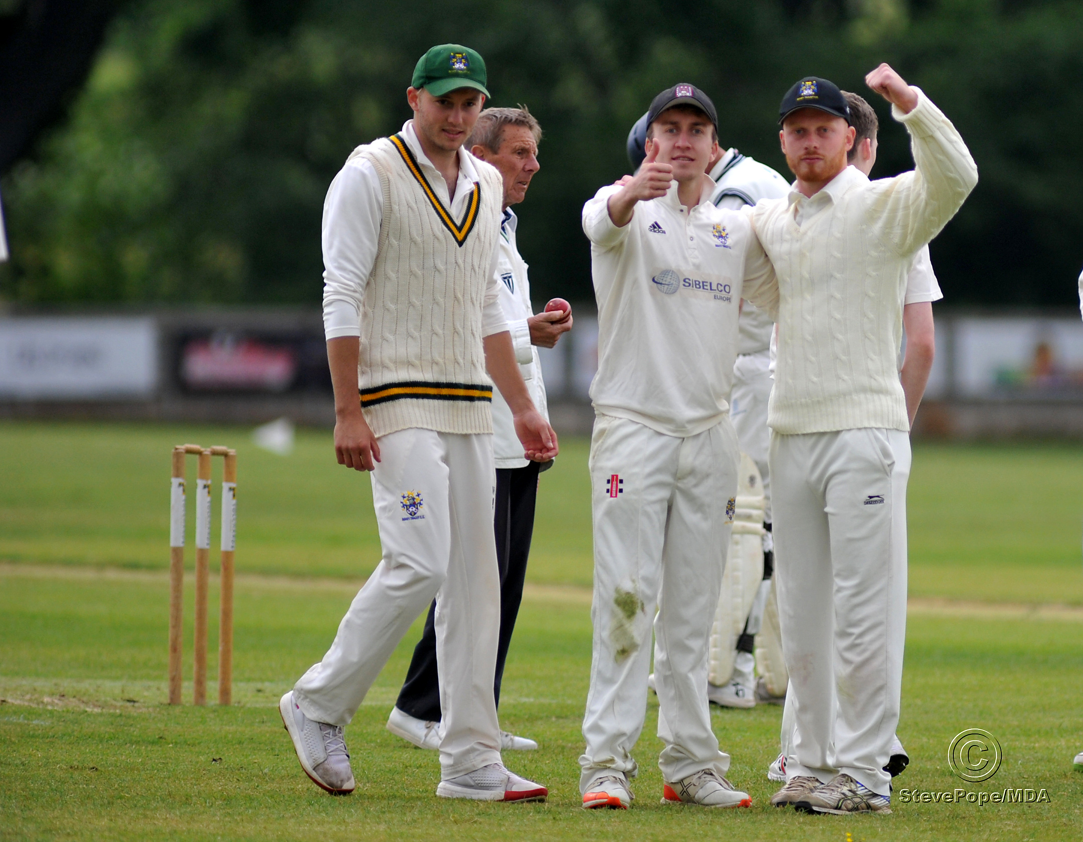 Action from the clash between Chudleigh and Bovey Tracey second XI in the Devon Cricket League B Division on Saturday.
