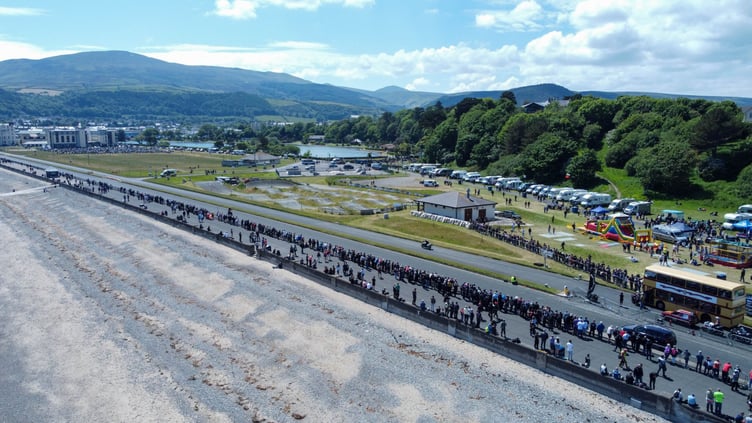 Aerial photograph of the Ramsey Sprint. Photo by Callum Staley (CJS Photography)