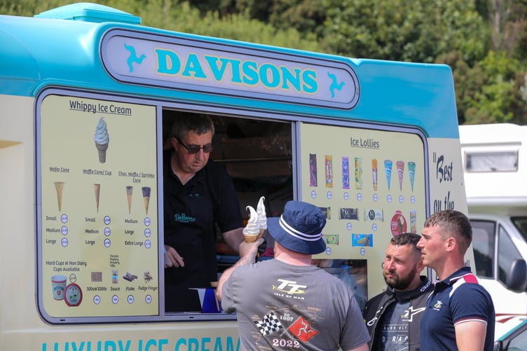 Ice Cream at the Ramsey Sprint. Photo by Callum Staley (CJS Photography)