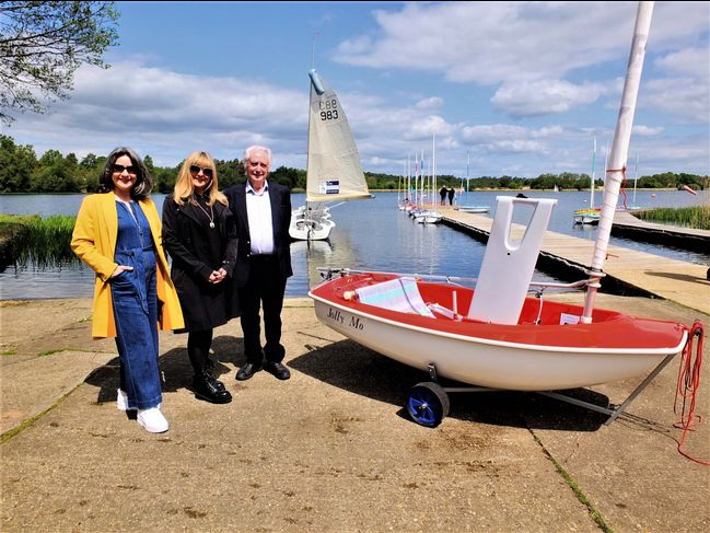 Michael Gilligan, Bernadette Gilligan and Lisa Gilligan-Lee at the launch of Jolly Mo